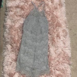 Short lace free people dress